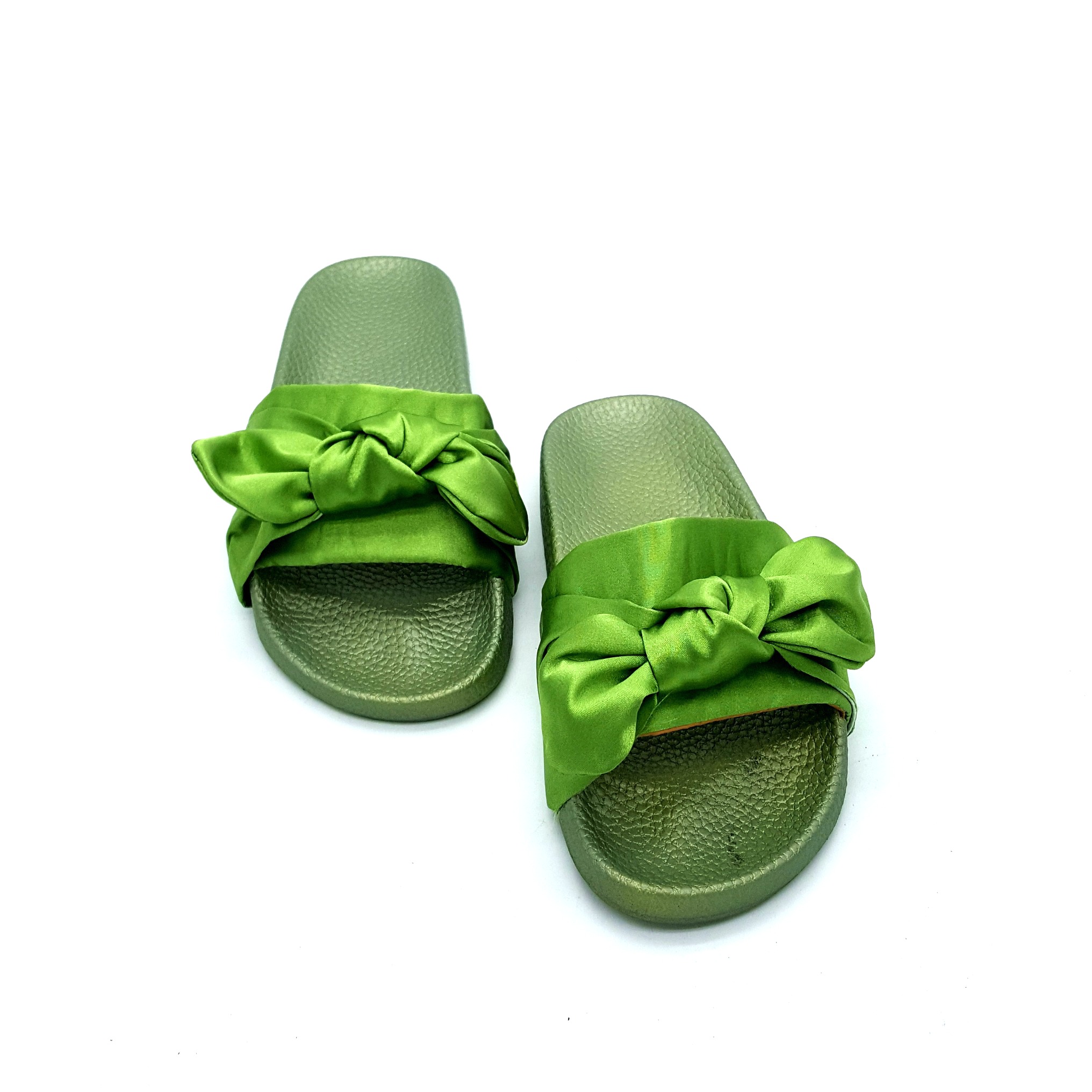 HA055 Ribbon Sandals Green