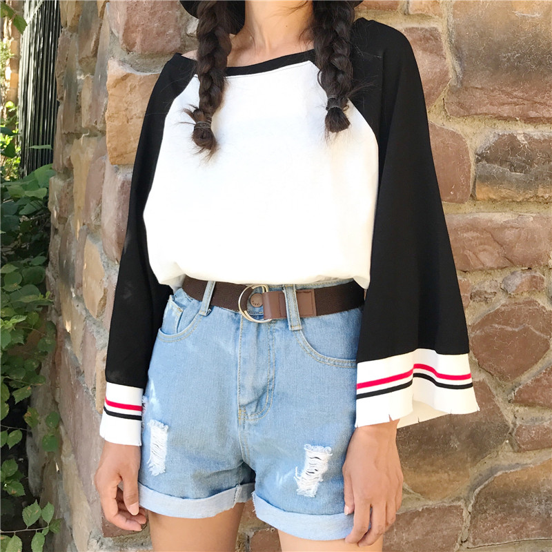 WT3841 Stylish Top Black
