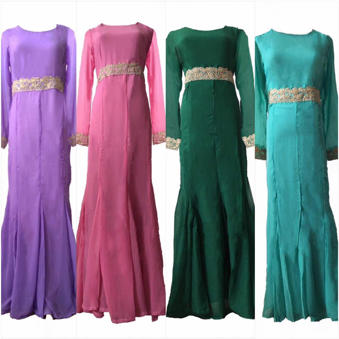 JW5009 Lace Mermaid Dress Green