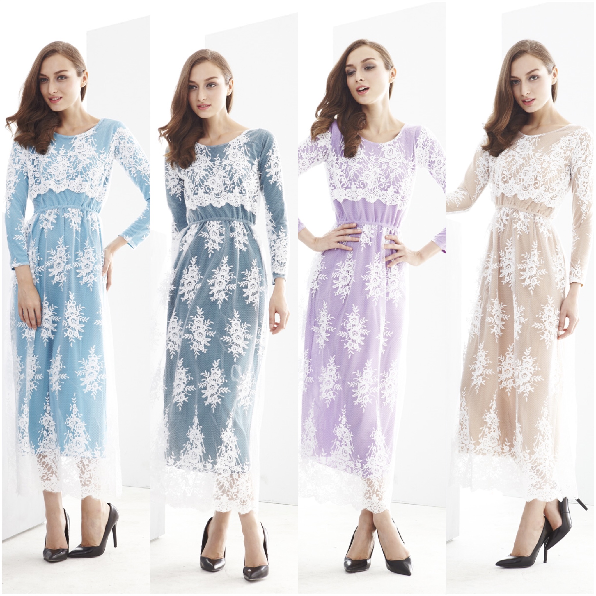 JW5010 Elegant Modern Jubah Khaki