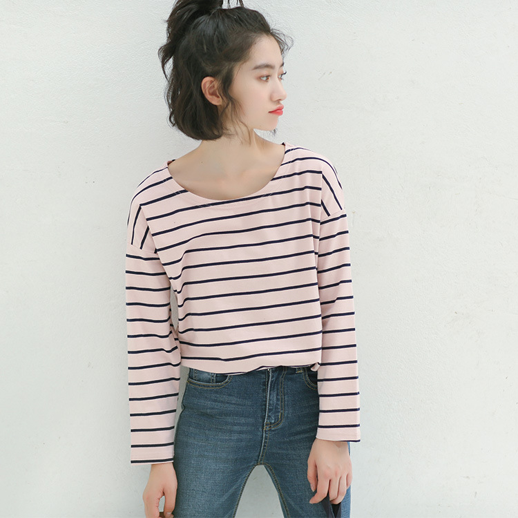 VW10236 Lovely Stripe Top Blue