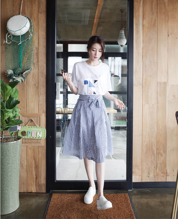 WT3854 Top and Skirt Set As Picture