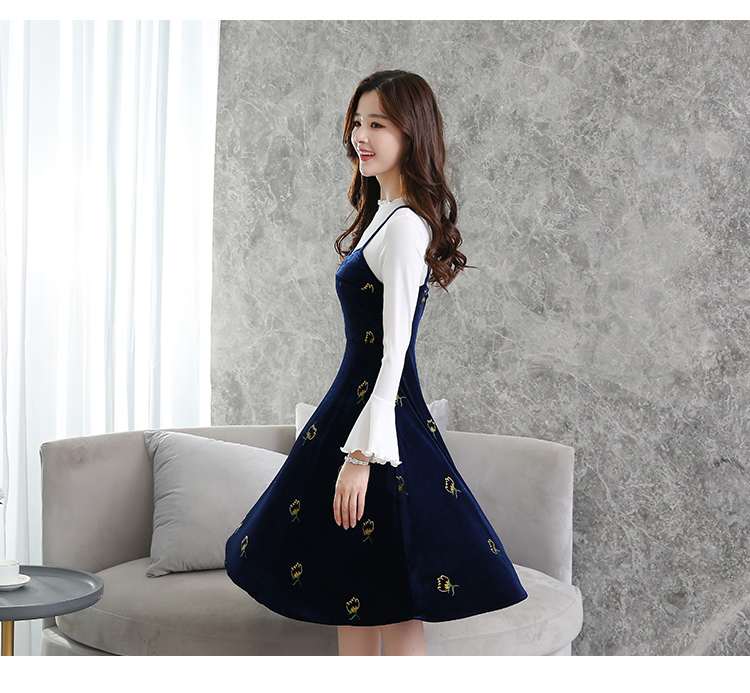 VW10485 Fashion Top and Dress Set Blue