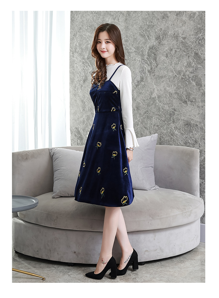 VW10485 Fashion Top and Dress Set Blue