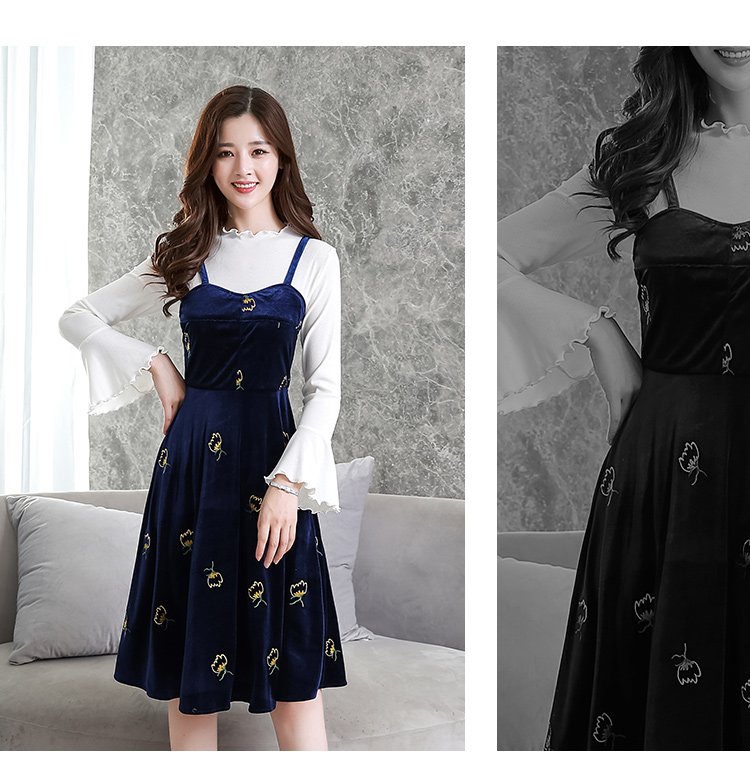 VW10485 Fashion Top and Dress Set Blue