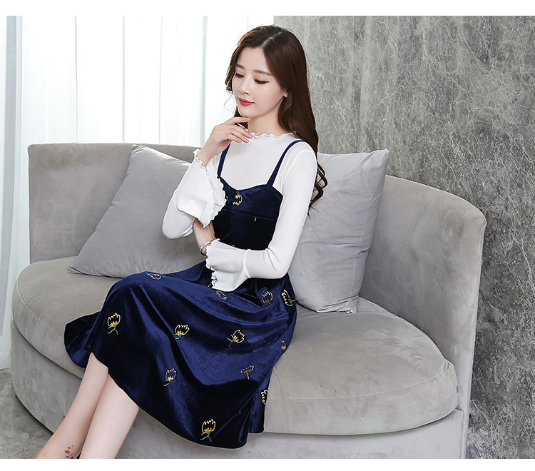 VW10485 Fashion Top and Dress Set Blue