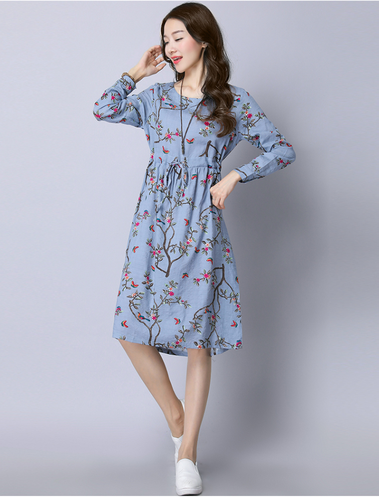 GW1725 Lovely Dress Light Blue