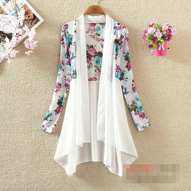 JW5022 Trendy Cardigan White