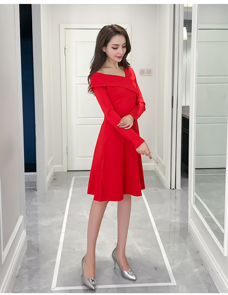 GW1875 Unique Dress Red