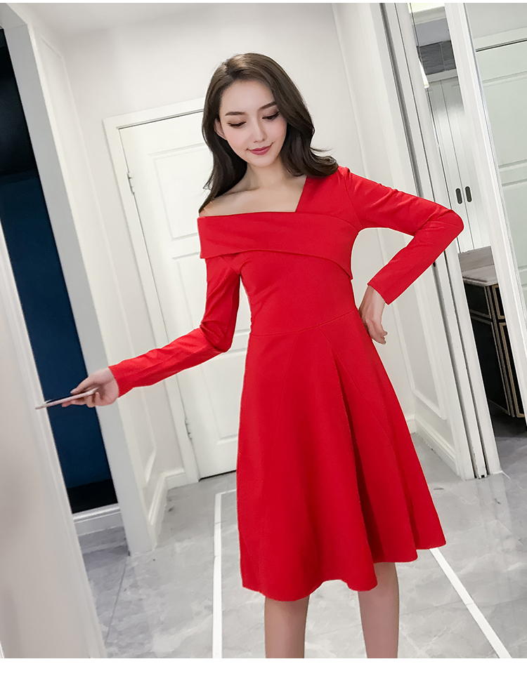 GW1875 Unique Dress Red