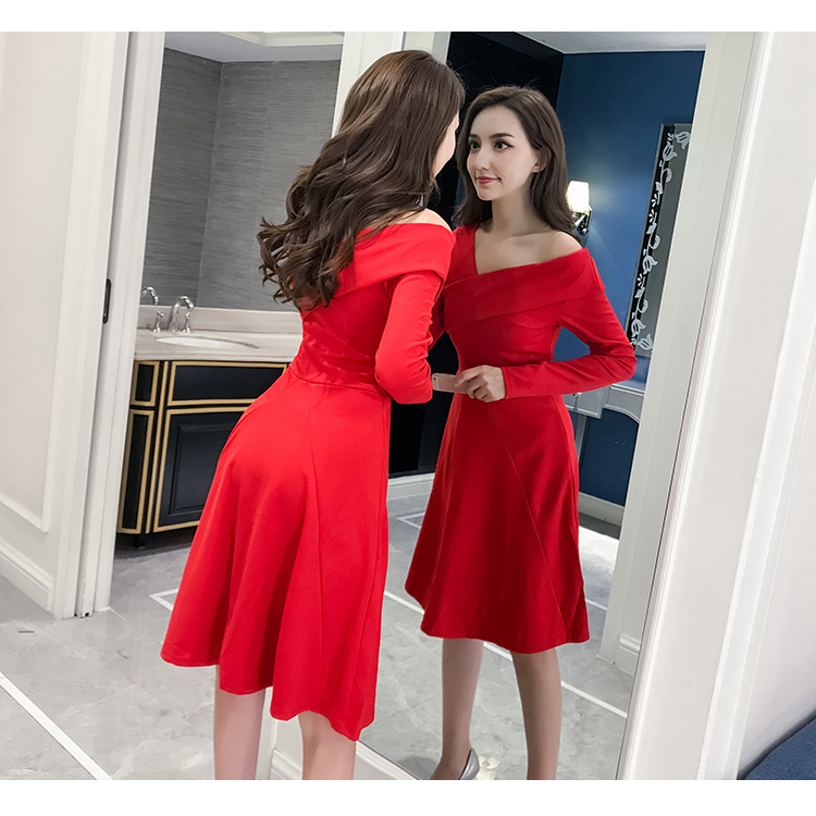 GW1875 Unique Dress Red