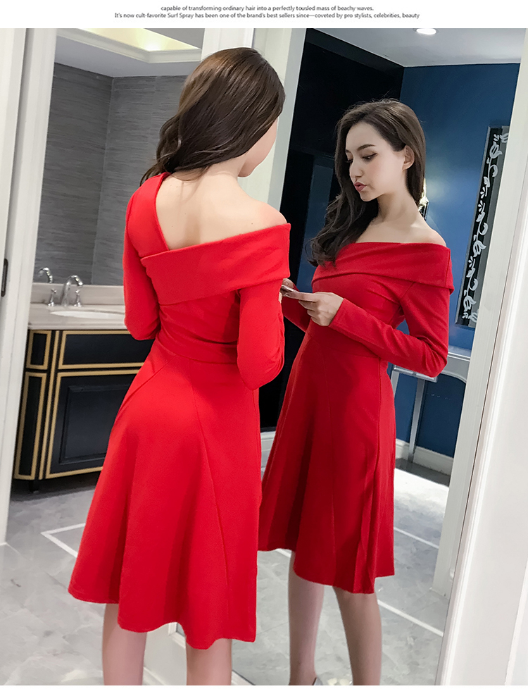 GW1875 Unique Dress Red