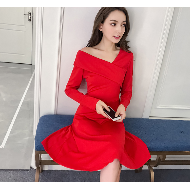 GW1875 Unique Dress Red
