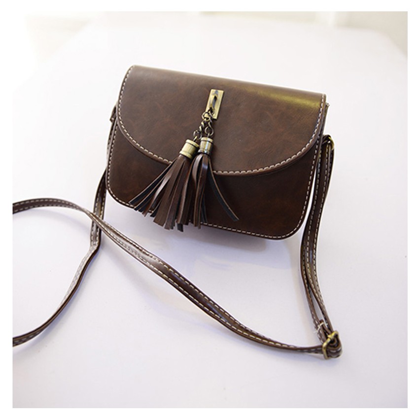 KW80129 Fashion Sling Bag Dark Brown