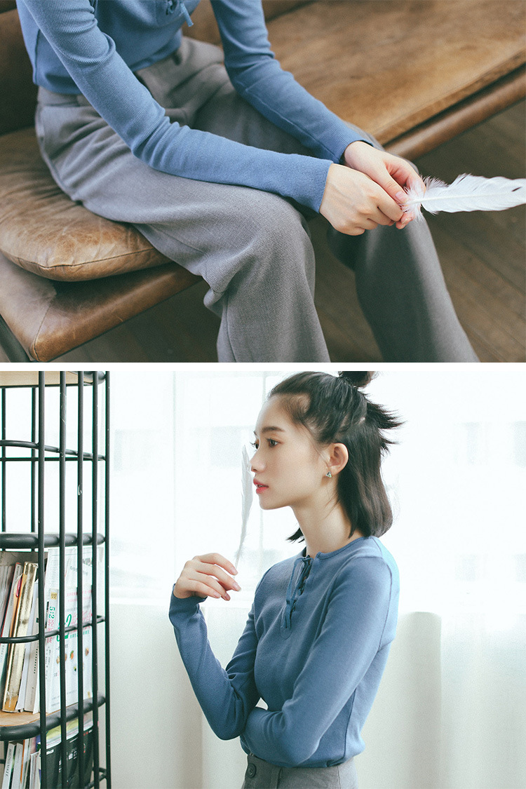 VW10845 Stylish Top Blue