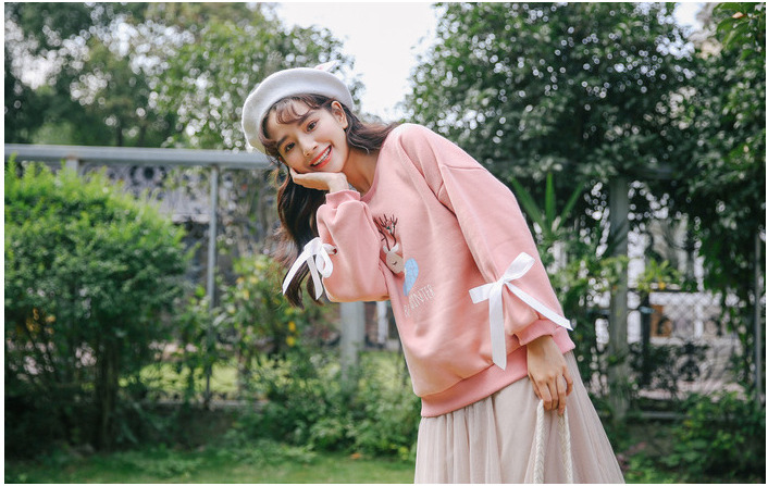 VW12091 Cute Top Pink