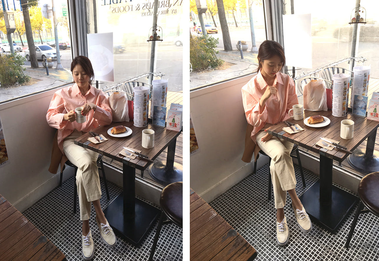 VW12144 Casual Top Pink