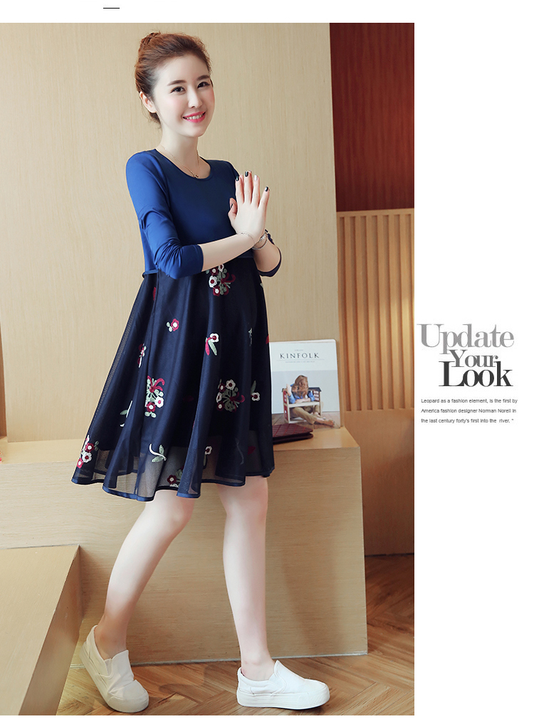 GW1910 Pretty Maternity Dress As Picture