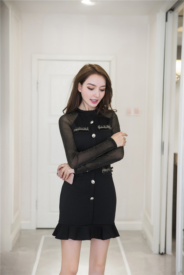 GW1952 Lovely Dress Black