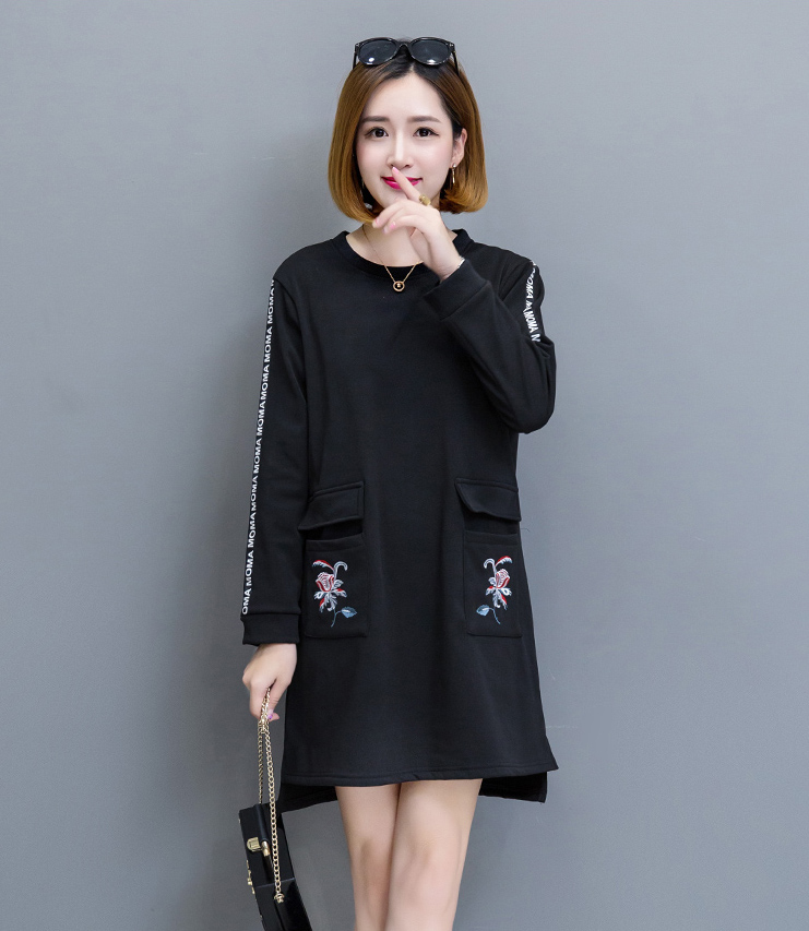 GW2031 Sporty Dress Black