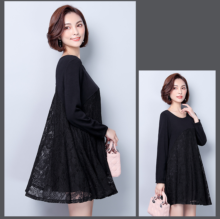 GW2047 Trendy Dress Black