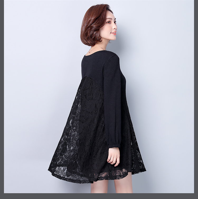 GW2047 Trendy Dress Black