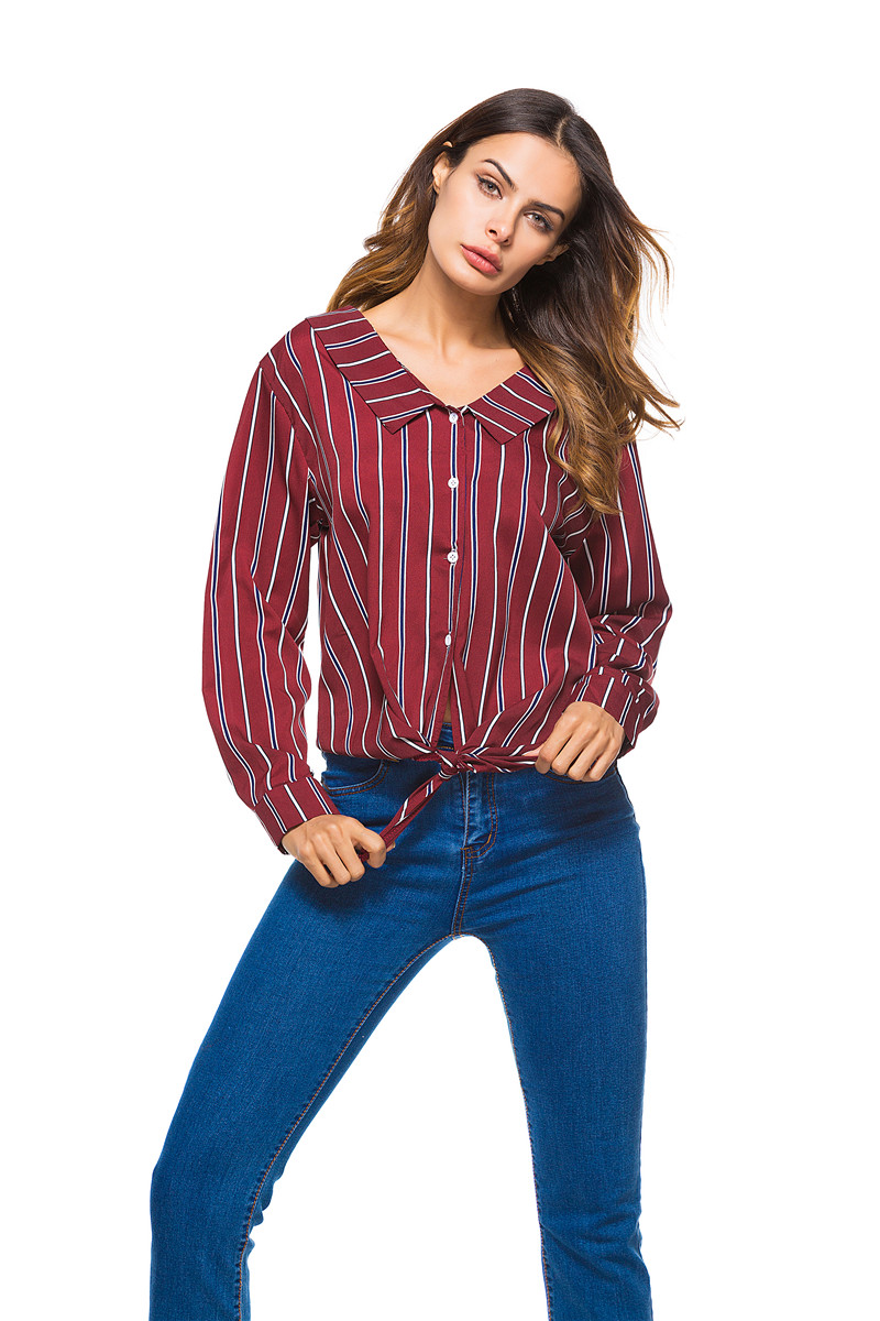 GW2074 Trendy Top Maroon