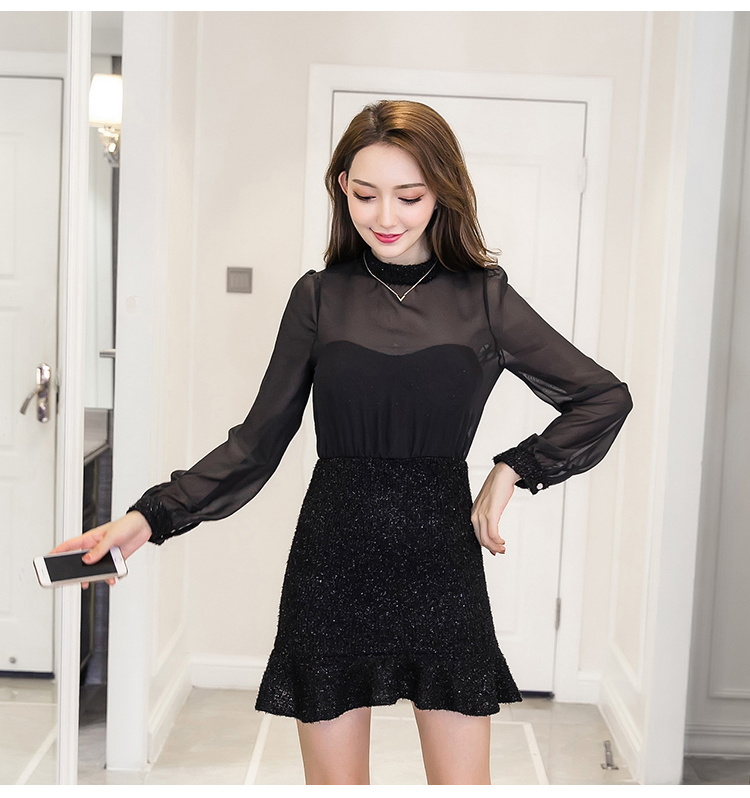 GW2081 Sexy Dress Black