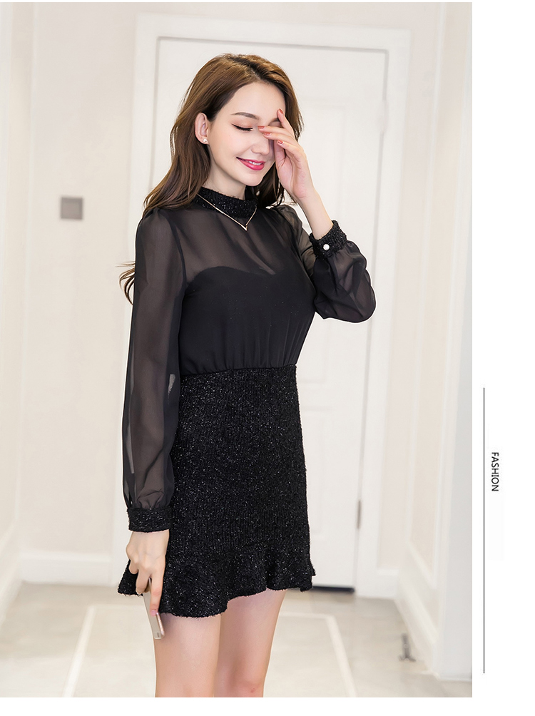 GW2081 Sexy Dress Black