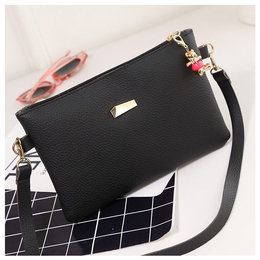KW80164 Trendy Women Bag Black