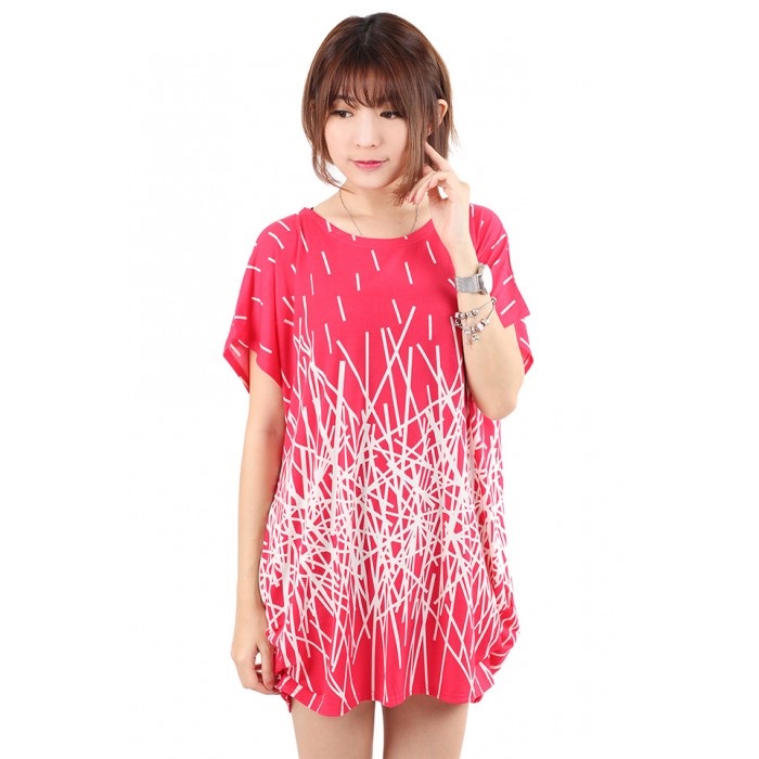 QA-219 Trendy Women Top Pink