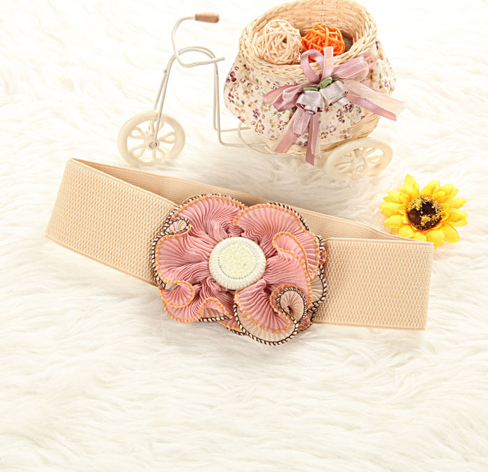 MA1591474 Flower Design Belt (Beige)