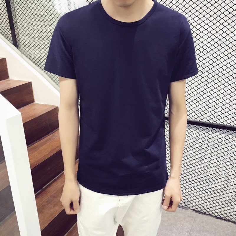 WT21010 Stylish Men's Top Dark Blue