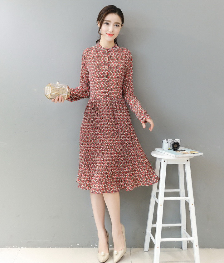 GW2137 Pretty Dress Red