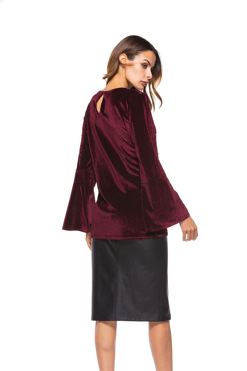 GW2143 Lovely Top Maroon