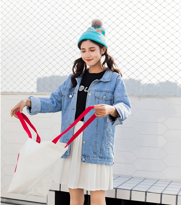 GW2179 Casual Denim Jacket Blue 