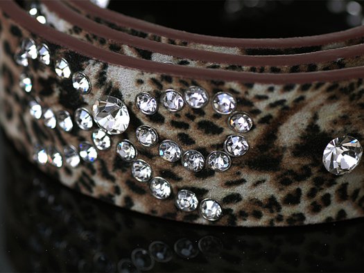 CM1430663 Fashion Leopard Diamond Belt