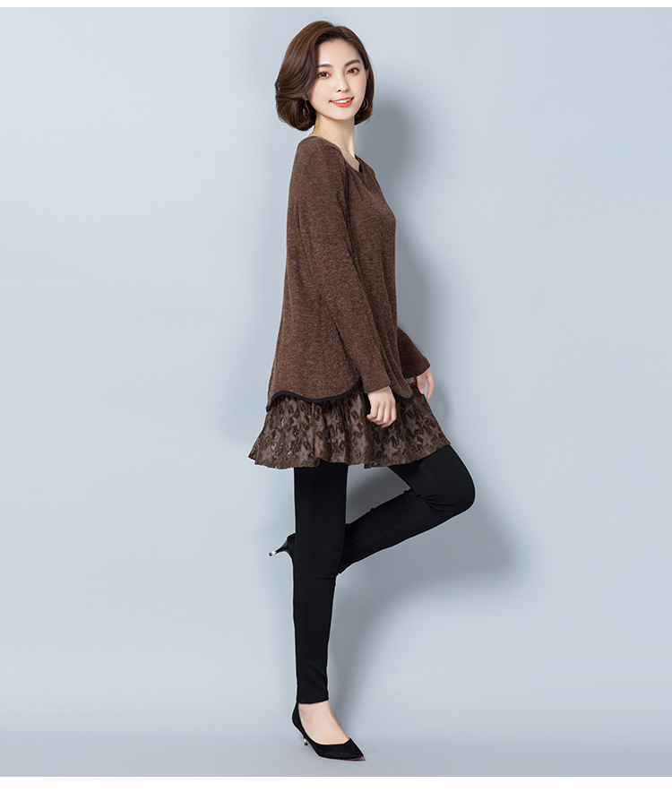 WT7605 Trendy Top Brown