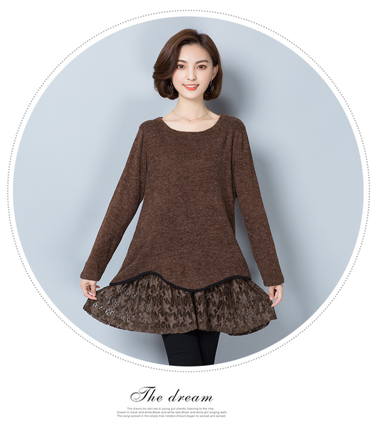 WT7605 Trendy Top Brown