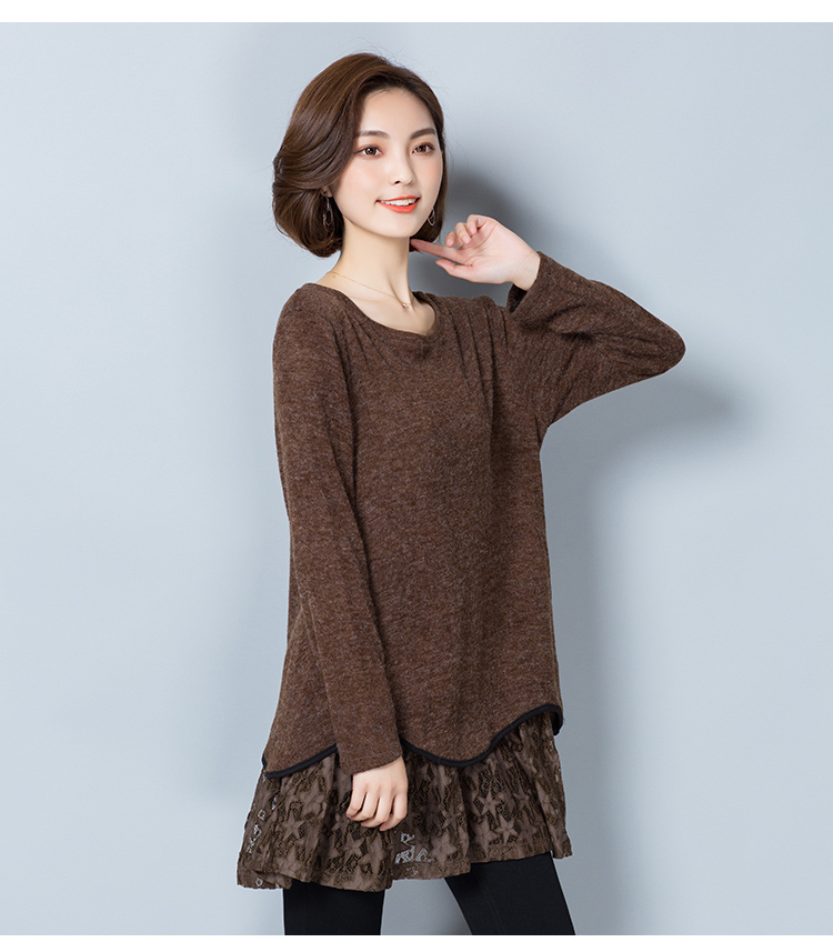 WT7605 Trendy Top Brown