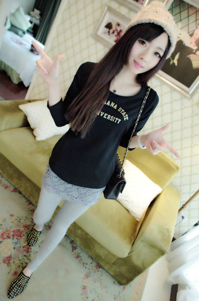 KF509 Fashion Top Black