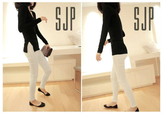 KF514 Long Sleeved V-Neck T-Shirt Black