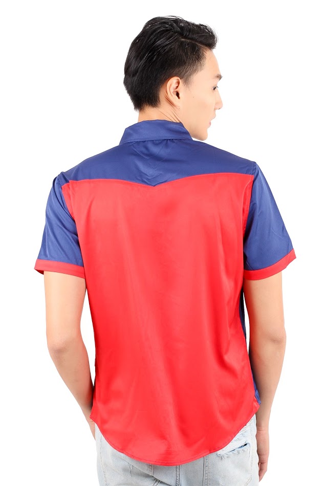 QA-236 Men Stylish Casual Shirt Blue