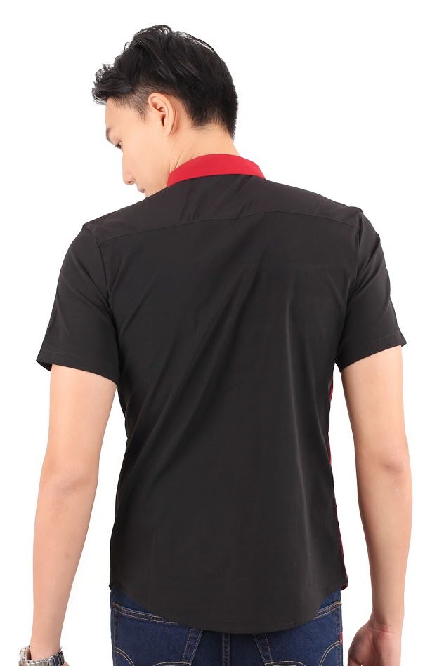 QA-237 Men Trendy Shirt Black