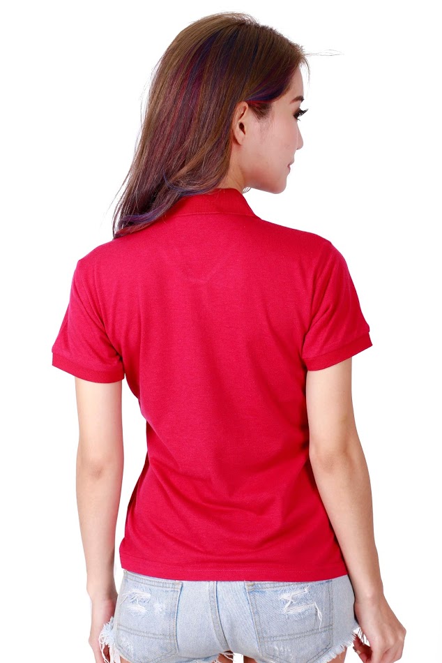 QA-311 Women Polo Shirt Red