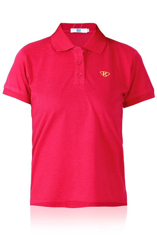 QA-311 Women Polo Shirt Red