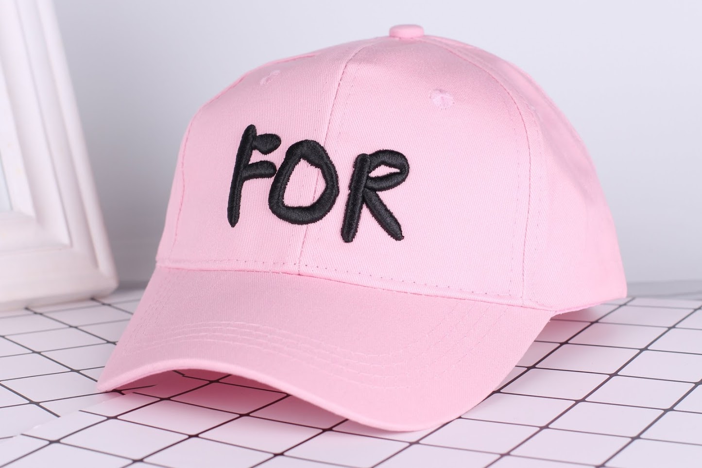 QA-314 Stylish Baseball Cap Pink For