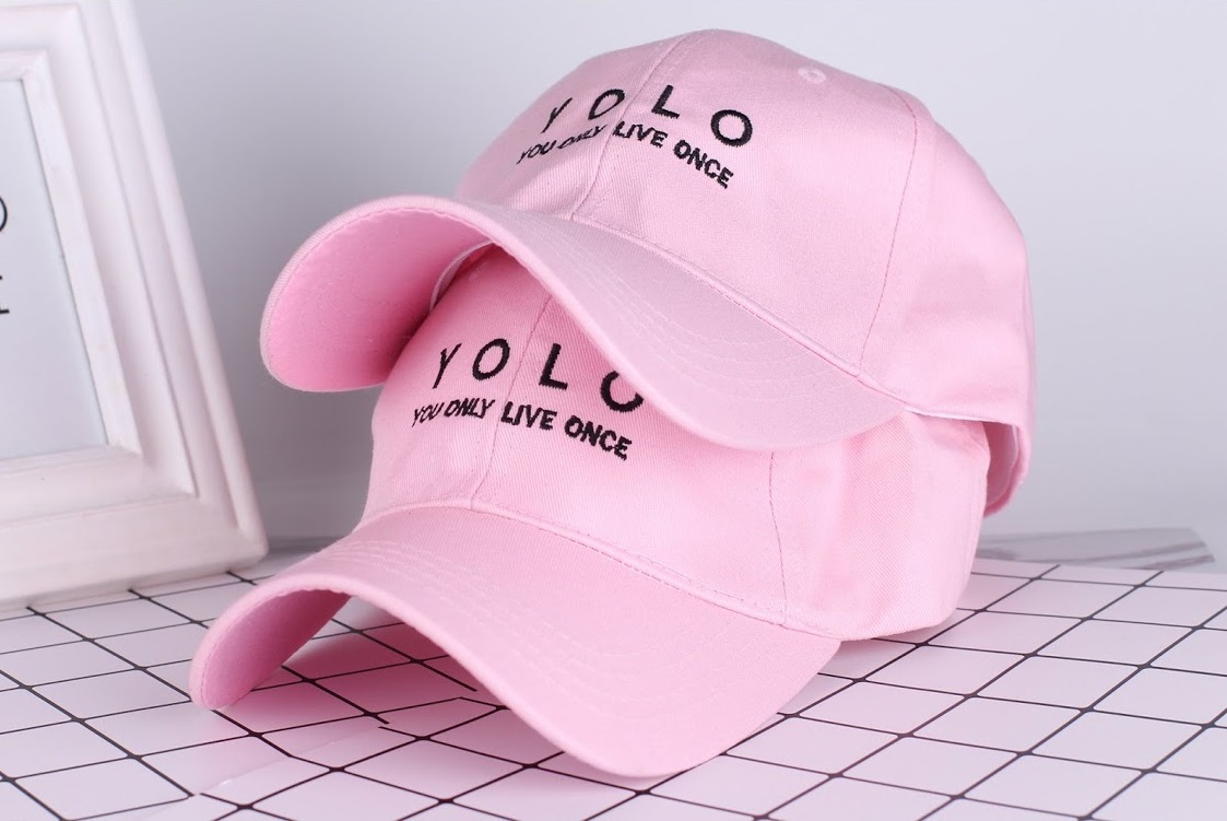 QA-315 Casual Fashion Cap Pink Yolo
