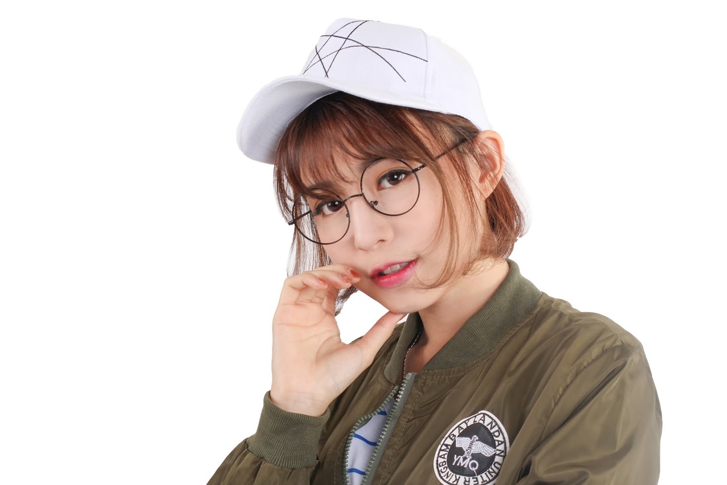 QA-317 Stylish Embroidery Cap White Lines