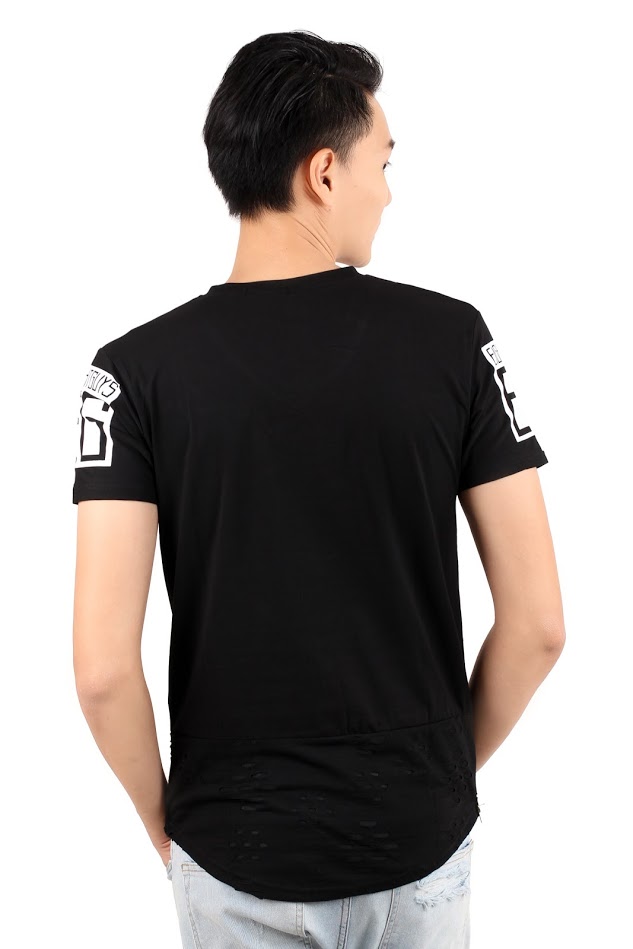 QA-322 Men Fashion T Shirt Black